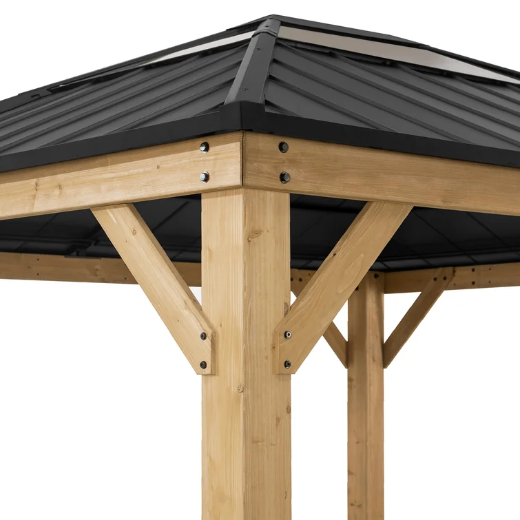 Dewhitt Solid Wood Patio Gazebo