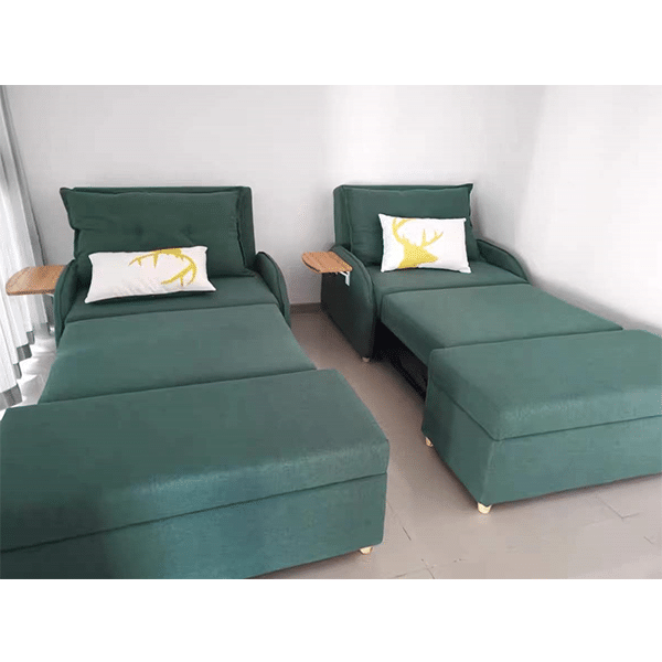 Folding sofa bed single living room dual-use small apartment multifunctional bedroom study folding bed cute net red sofa 1.1 meters sponge model with pedals