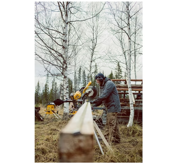 DEWALT 12-Inch Sliding Compound Miter Saw, Double Bevel (DWS780)