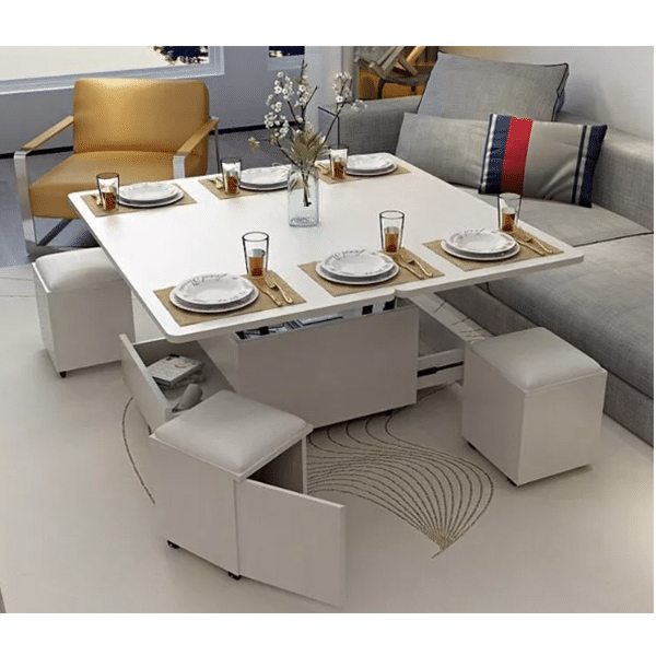 Multifunction Foldable Coffee Table Liftable