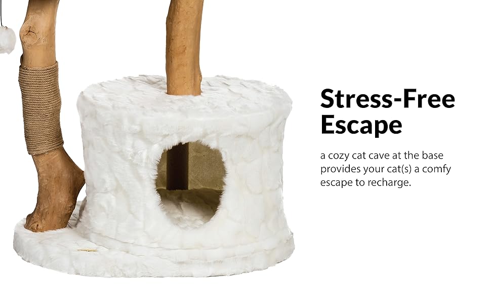 Cat cave for cat trees | cat tower