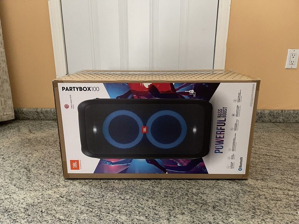 JBL PartyBox 100 – High Power Portable Wireless Bluetooth Party Speaker