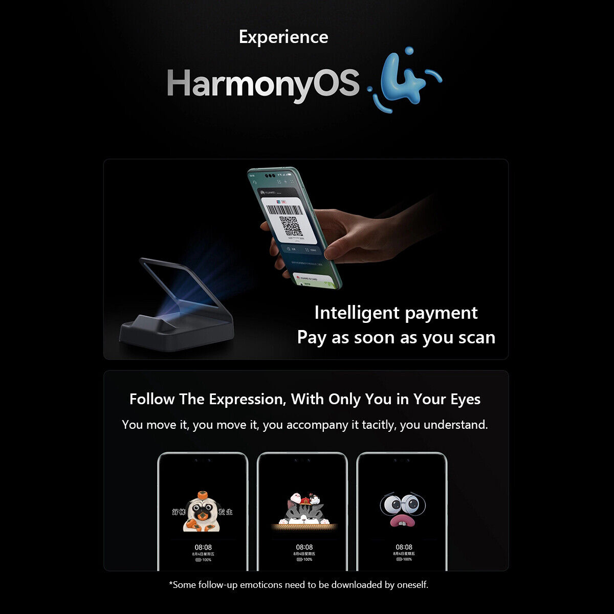 Huawei Mate 60 Pro  HarmonyOS 4.0 Kirin 9000S 120Hz 88W 50MP 16GB+1024GB NFC