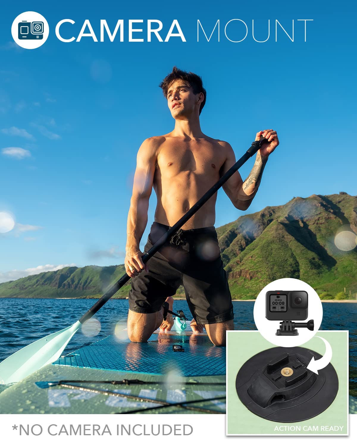 DAMA Inflatable Stand Up Paddle Board 11'*33'' *6'', Yoga Paddleboard, 11ft sup, Fishing Paddle Boards for Adults, Blow up sup, Standup sup w/Camera Seat, 4 pcs Floating Kayak Paddle, Board Carrier