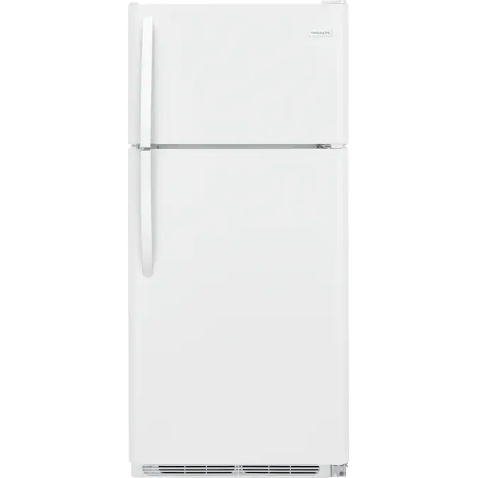 18-cu ft Top-Freezer Refrigerator (White)
