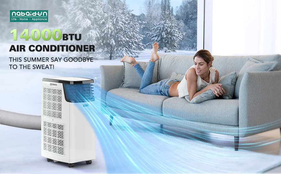 Portable Air Conditioner for Room Dehumidifier 14000BTU Portable Air Conditioning for Bedroom