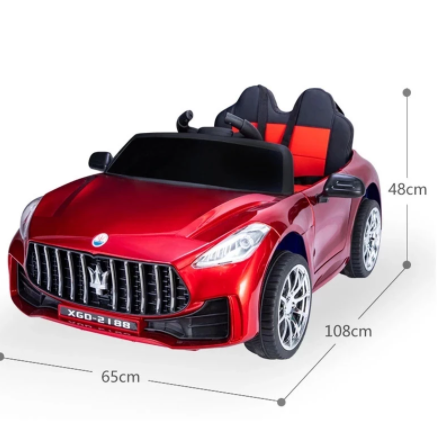 Children's Electric Car Kids Remote Control Car 1-6 Years Old Baby Toys Gifts with Early Education Double Seat Ride on Car