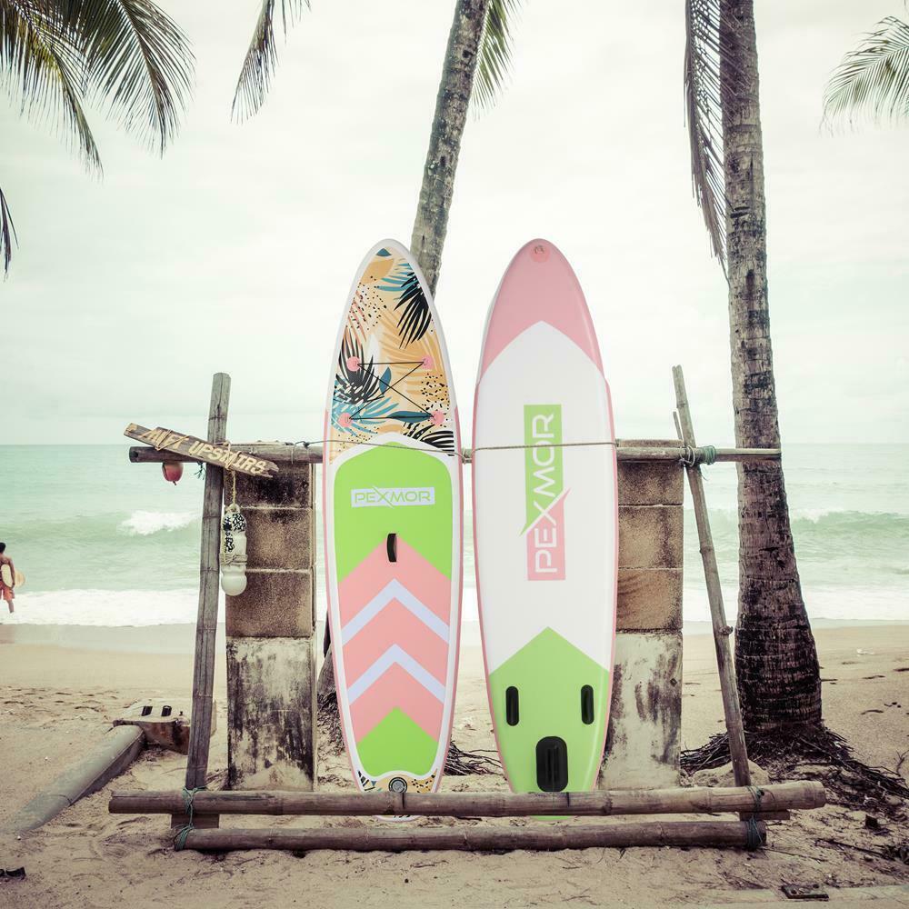 New 10.5Ft Stand Up Paddle Board SUP Surfboard+Bag+Leash+Paddle+Fin+Pump+Kit