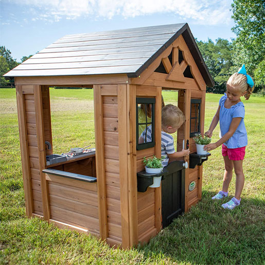 Backyard Discovery Sweetwater All Cedar Wooden Playhouse