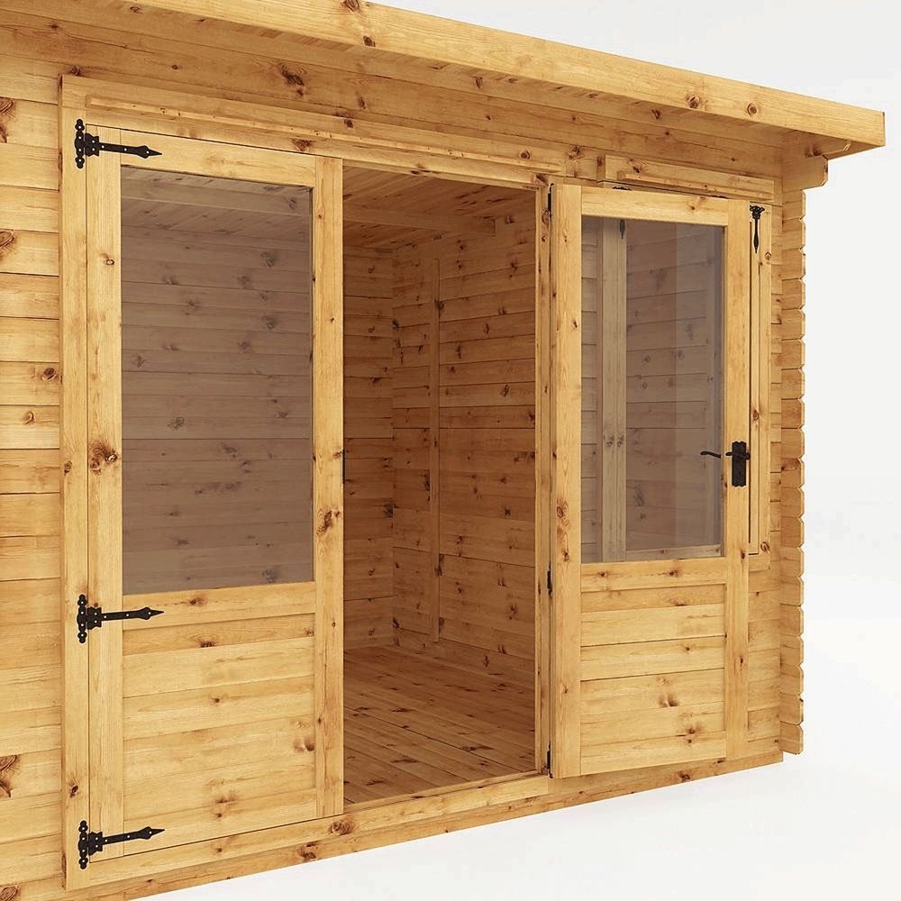 Mercia 4M x 4m Grizedale Log Cabin -- 19mm