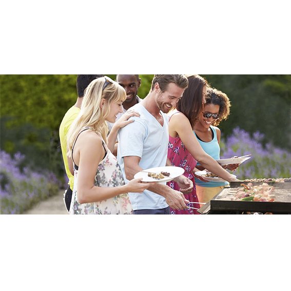 Blackstone 1554 Cooking 4 Burner Flat Top Gas Grill Propane Fuelled Restaurant Grade Professional 36” Outdoor Griddle Station with Side Shelf, 36 Inch, Black