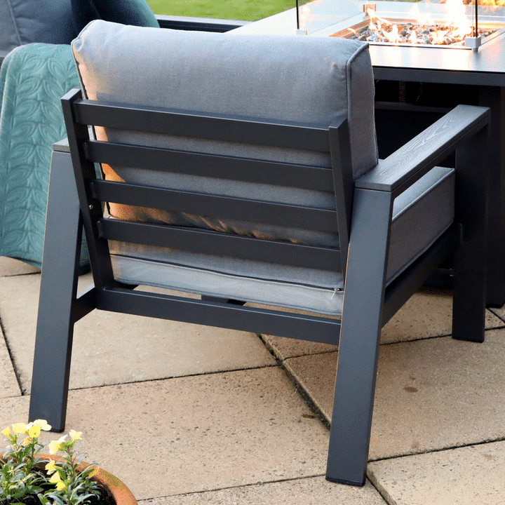 Supremo Melbury Square 4 Seat Fire Pit Set