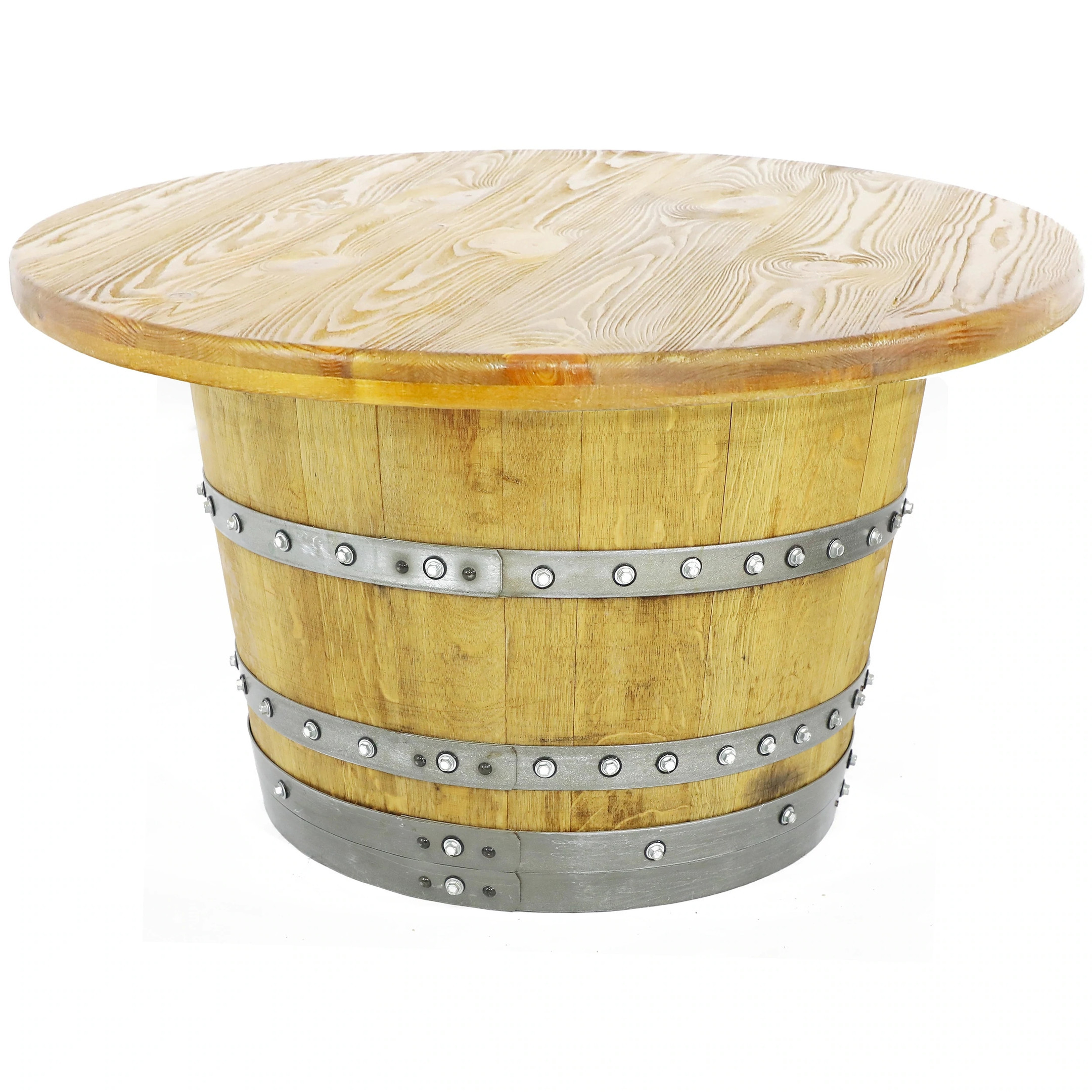 4-Chair Half-Barrel Lounge Set