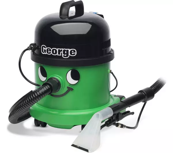 NUMATIC George GVE370 3-in-1 Cylinder Wet & Dry Vacuum Cleaner - Green & Black