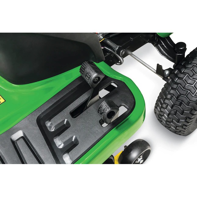 John Deere S100 17.5-HP Side By Side Hydrostatic 42-in Riding Lawn Mower with Mulching Capability