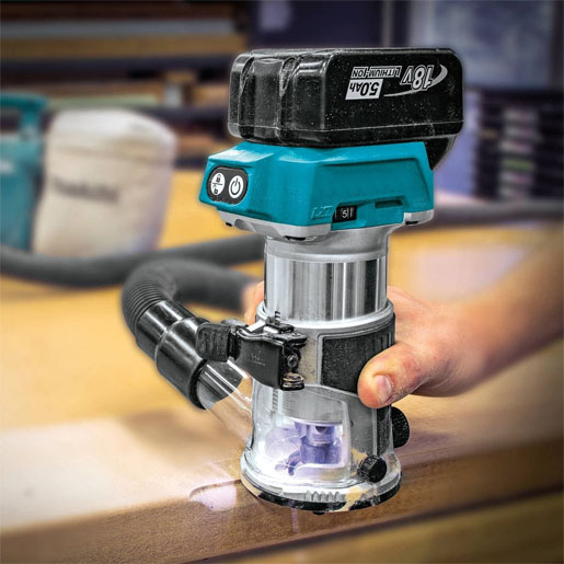 Makita XTR01T7 18V LXT Lithium-Ion Brushless Cordless Compact Router Kit