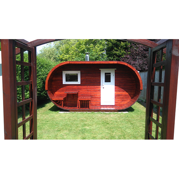 cabin oval sauna LOG CABIN OVAL SAUNA