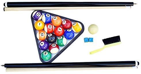 Hathaway Fairmont Portable 6-Ft Pool Table for Families with Easy Folding for Storage, Includes Balls, Cues, Chalk