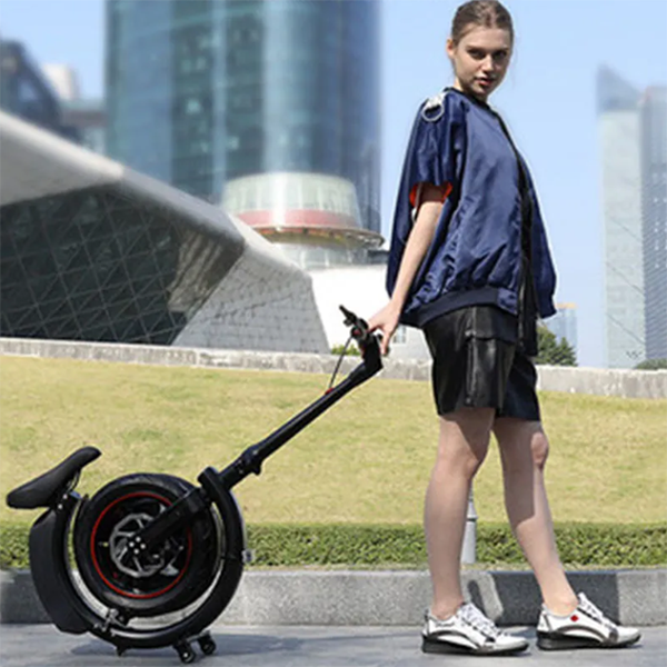 Small foldable lithium battery electric bicycle battery adult men's and women's scooter driving on behalf of driving portable to work