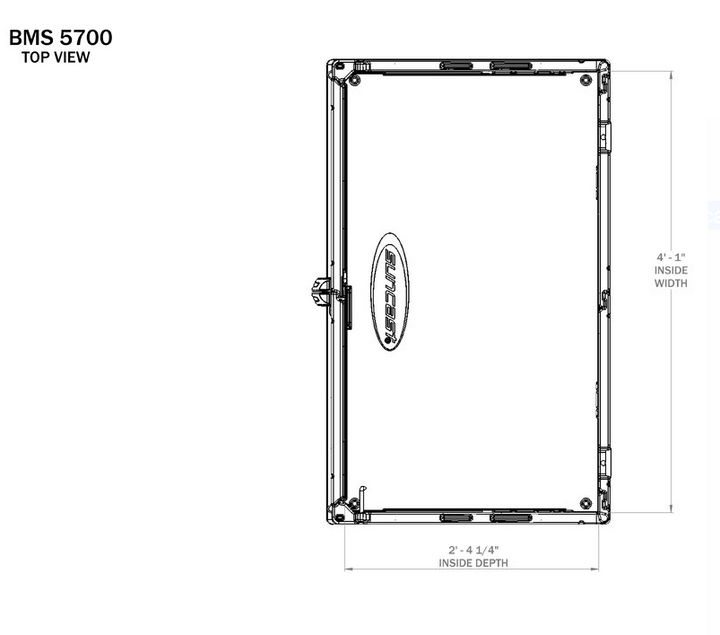 Outdoor 4 ft. W x 2 ft. D Plastic Vertical Tool Shed