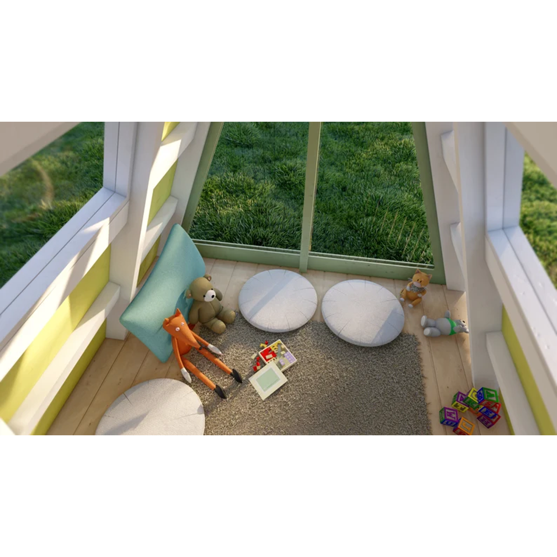 PLAYHOUSE  A-Frame  7' x 7' x 8'