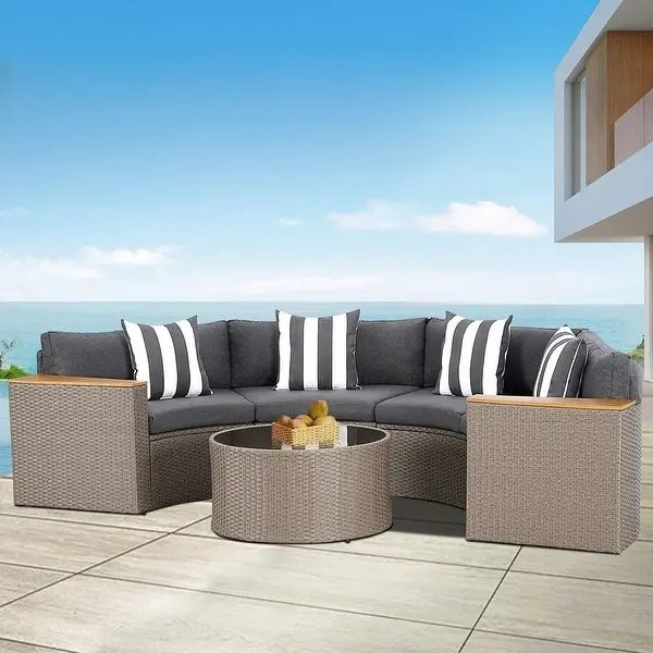 Outdoor 5-Piece Set, 4 Chairs + 1 Table Limited Time Offer