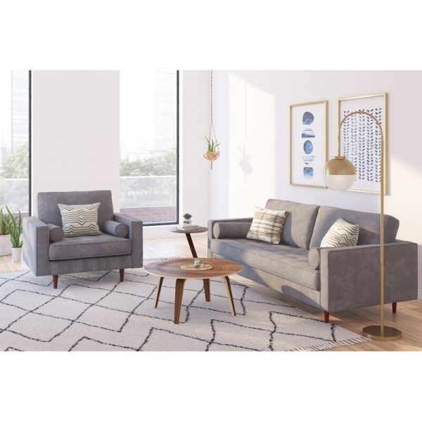 84” Square Arm Sofa