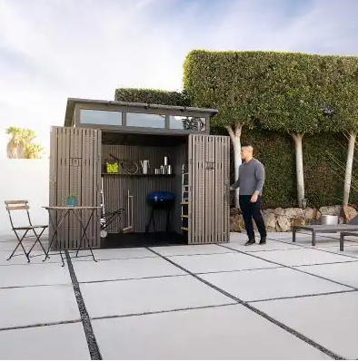 LIFETIME 8.3 FT. X 8.3 FT. OUTDOOR STORAGE SHED