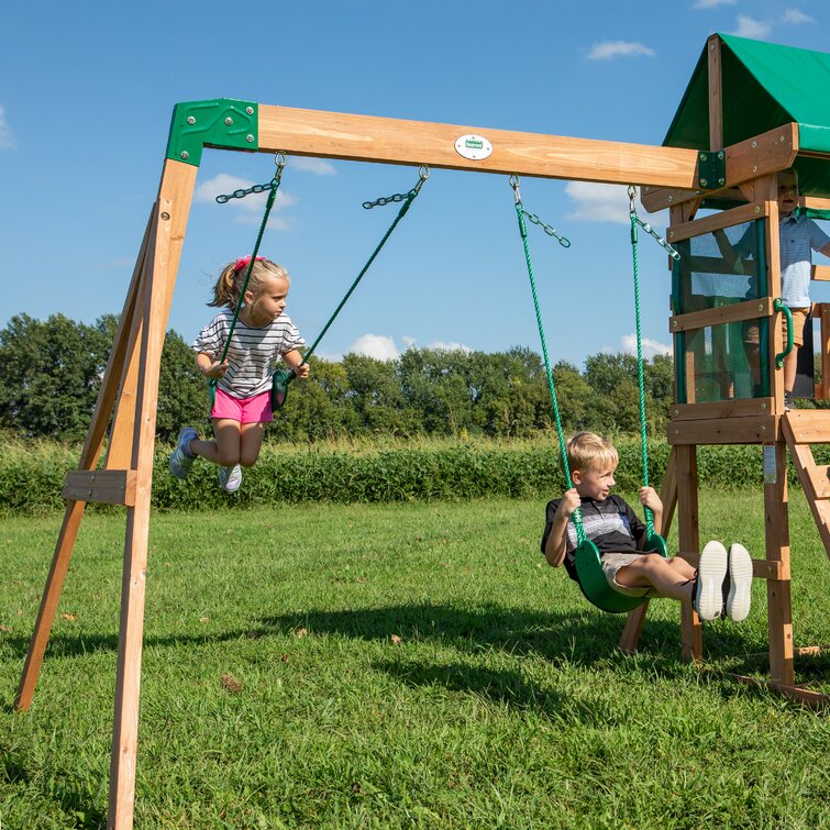 Buckley Hill All Cedar Swing Set
