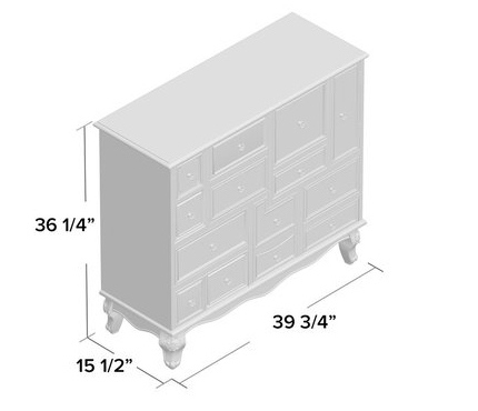 Walnut Accent Cabinet