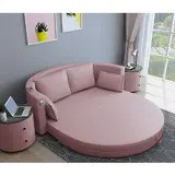 Round sofa bed folding dual-purpose multifunctional sofa