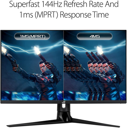 ASUS ROG Swift PG32UQ 32” 4K HDR 144Hz DSC HDMI 2.1 Gaming Monitor, UHD (3840 x 2160), IPS, 1ms, G-SYNC Compatible, Extreme Low Motion Blur Sync, Eye Care, DisplayPort, USB, DisplayHDR 600