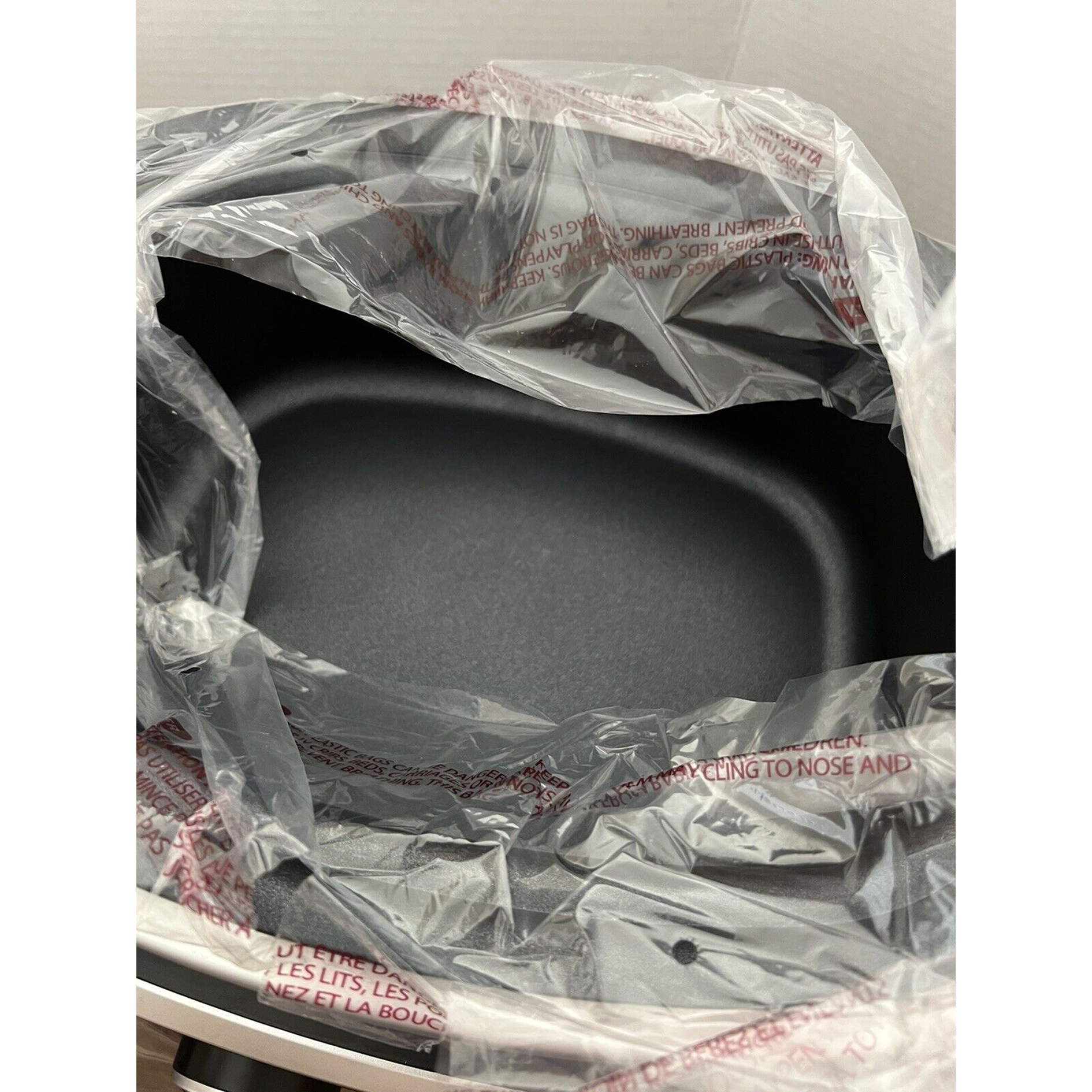 HC New Ninja 4 in 1 Cooking System w/ Wire Basket MC900Q Stainless Steel Blue