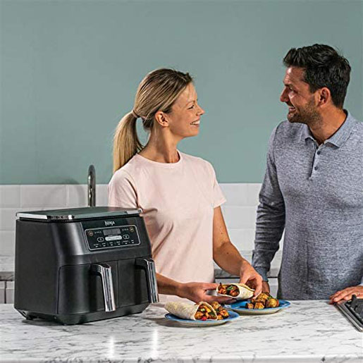 Ninja AF300UK Air Fryer Dual Zone, 7.6 Litres, Grey