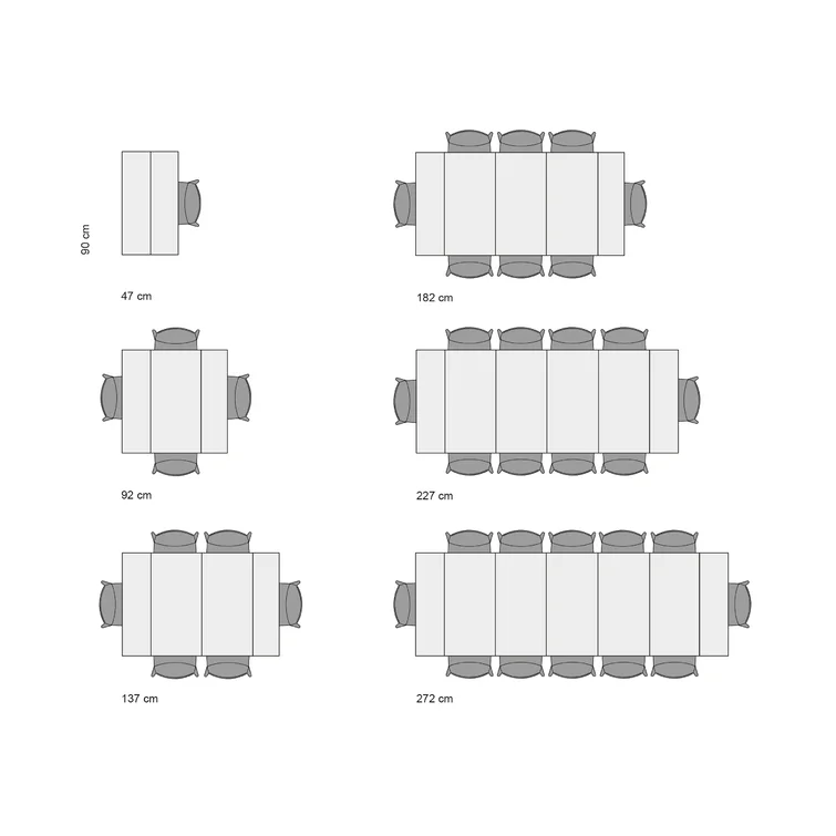 Sanaa Extendable Dining Table.
