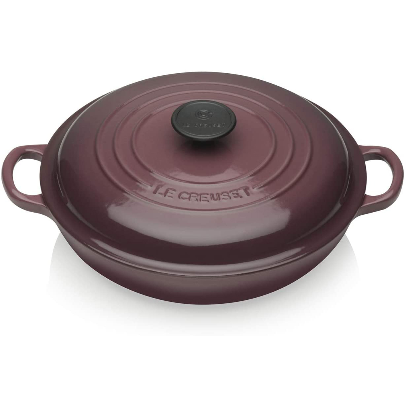 Le Creuset Shallow Casserole/Braiser With Lid, 26 cm, 2 Litres, Navy, 25032265214460