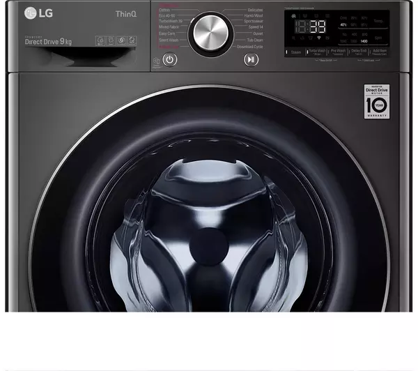 LG WM3998HBA 4.5 cu.ft. Front Load Washer & Dryer Combo.