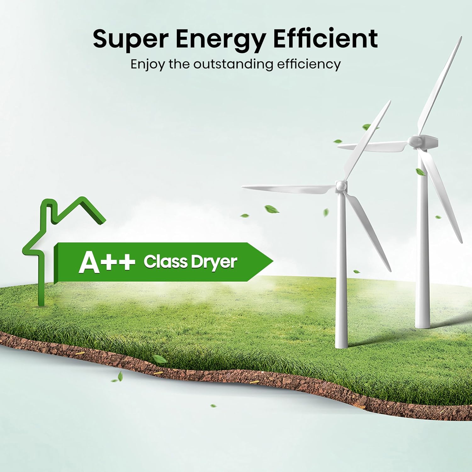 Hisense DH1Q802BW2 60cm Freestanding 8 KG Heatpump Front Load Tumble Dryer, 16 Programmes, Auto Dry, Steam Refresh, Allergy Care - White [Energy Class A]