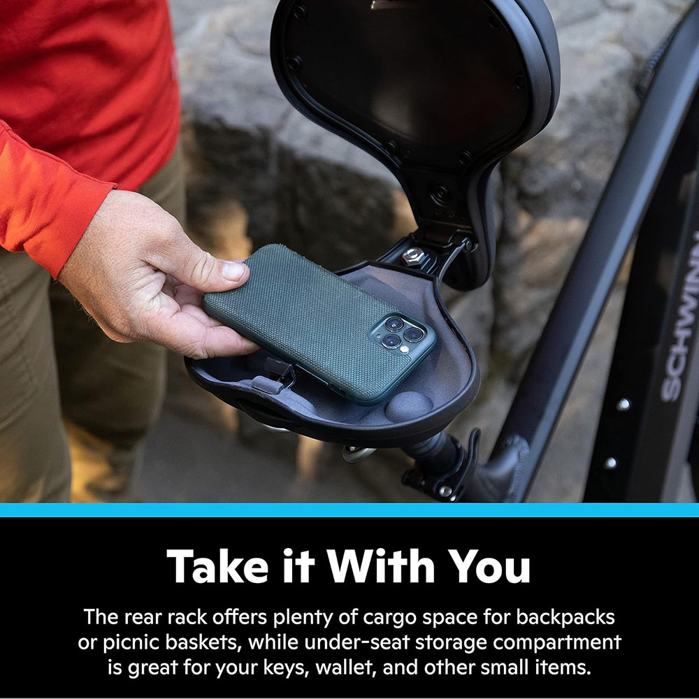 Schwinn Coston Adult Hybrid Electric Bike, 20MPH Commuter Electric Bike