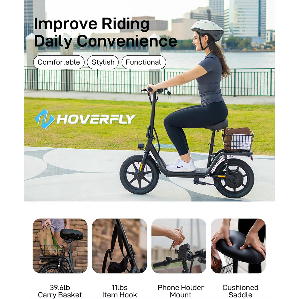 Hoverfly Z5 Electric Scooter with Seat