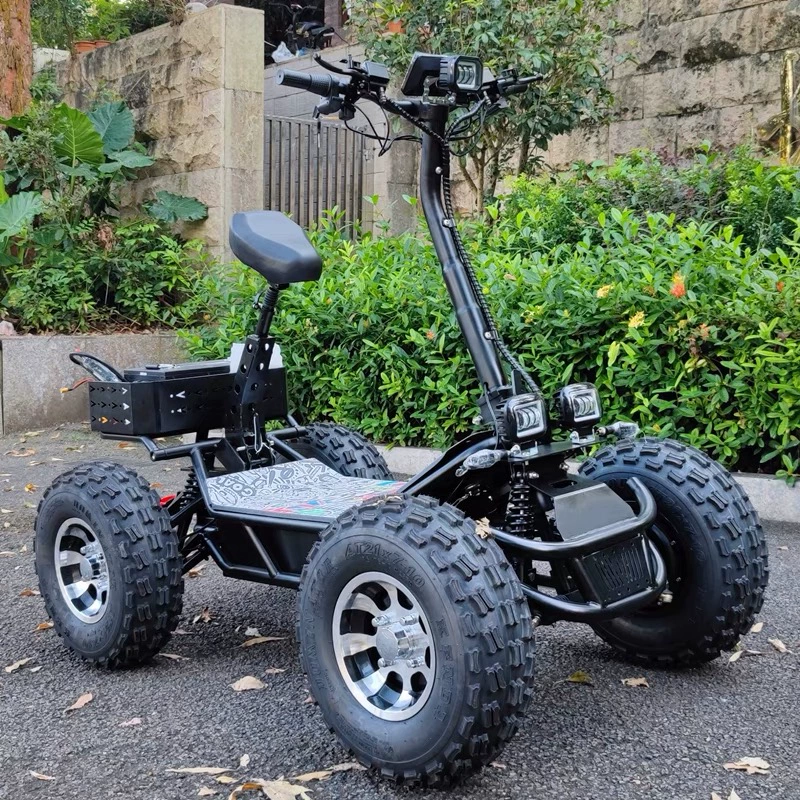 Off-Road Vehicle 4X4 Off-Road Vehicle   ATV four-wheel drive electric beach buggy All-terrain off-road mountain sightseeing vehicle Four-wheel skateboard kart