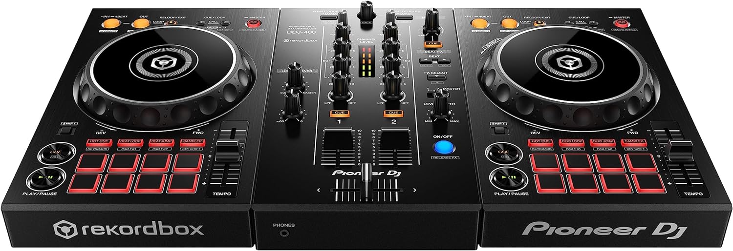 Pioneer DJ DDJ-400 2-Deck Rekordbox DJ Controller-Discount