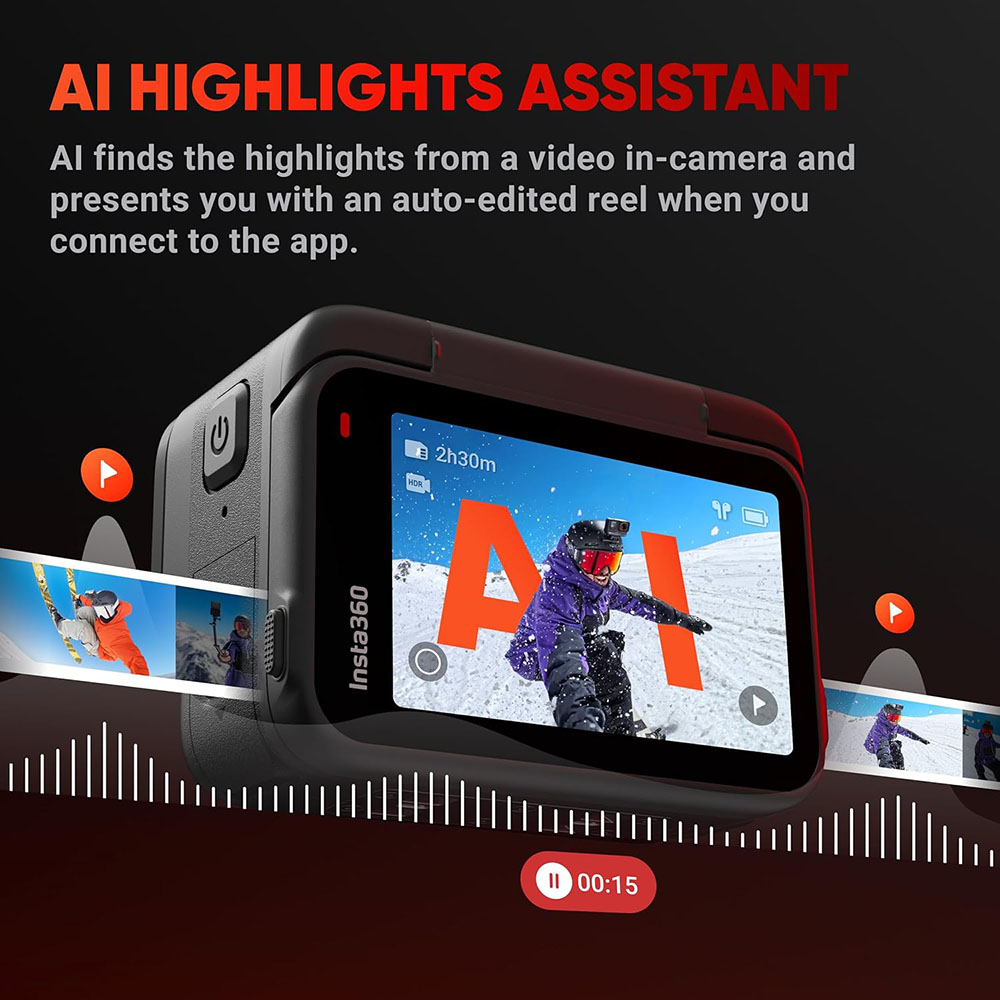 Insta360 Ace Pro GPS Ready Kit - Waterproof Action Camera Designed with Leica