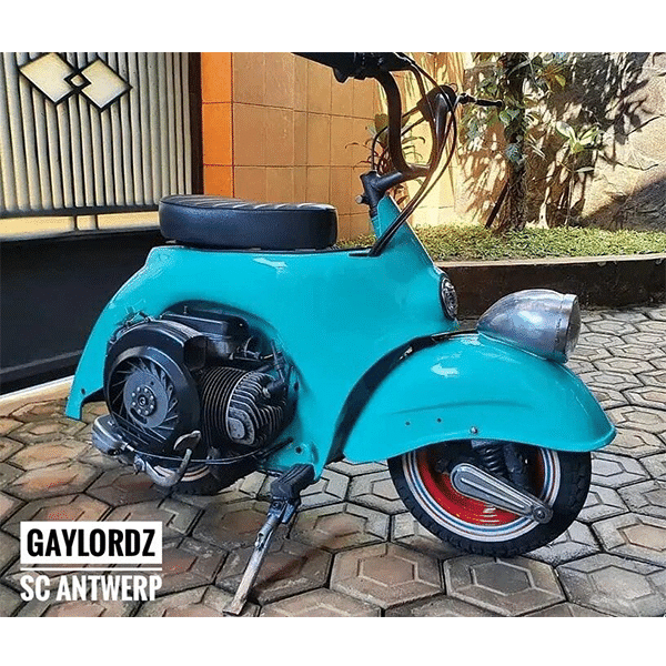 MINI SCOOTER MODIFIED PIAGGIO VESPA IMPORTED HONDA TURTLE 50CC EFI WATER COOLED SCOOTER