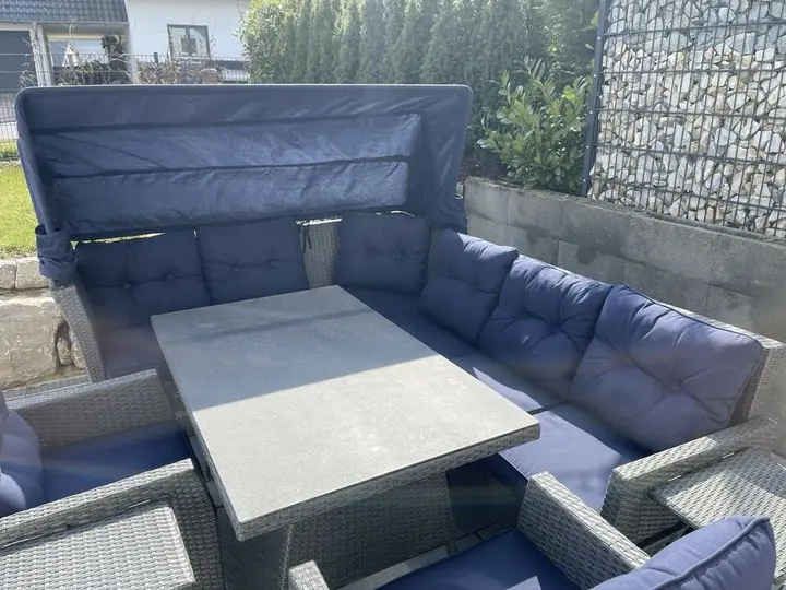 XXL Lounge Set WHD 207x162x256 Seating Group Garden Lounge Set