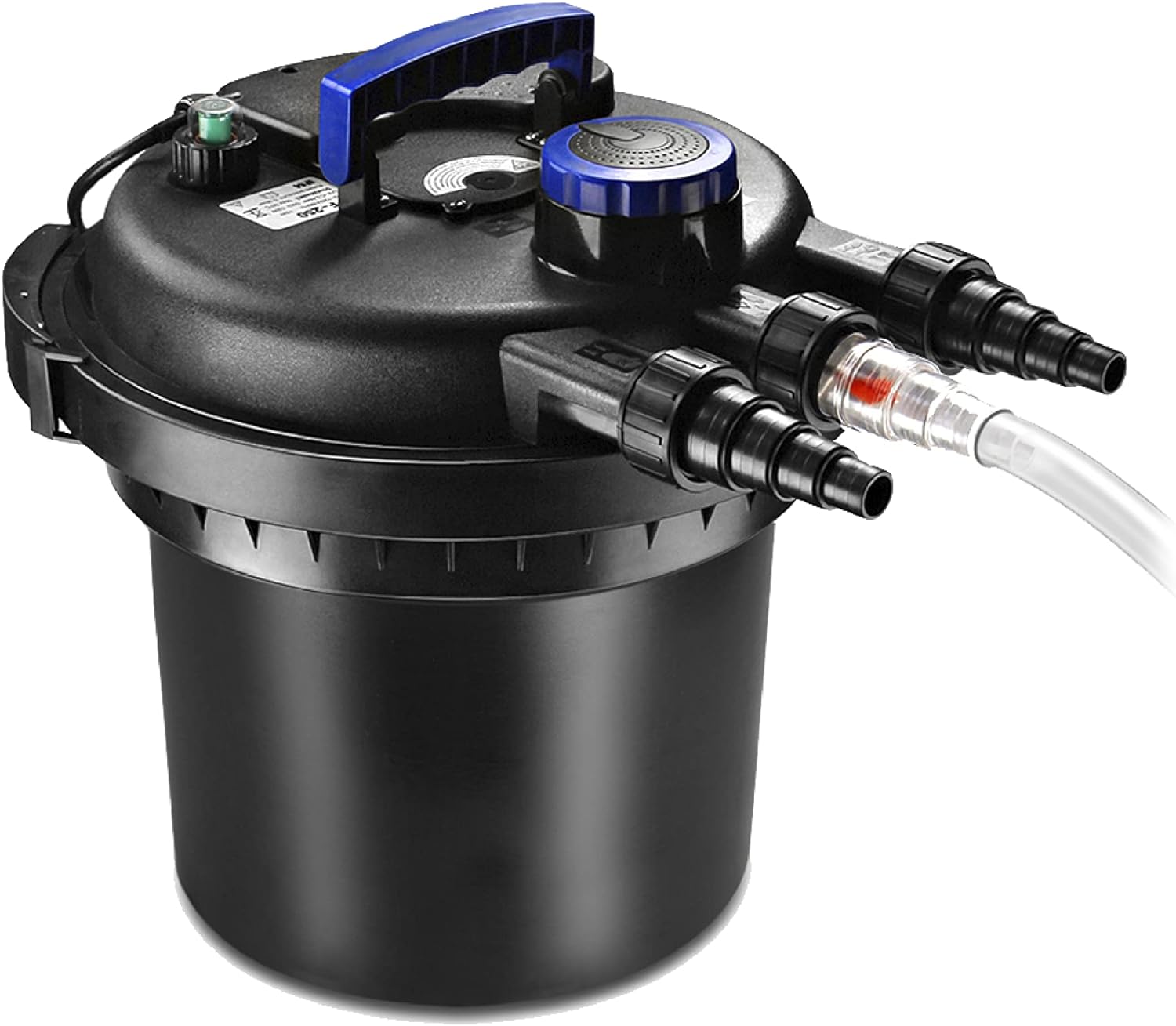 Teichfilter 2025 für 2700-8000 Gallonen (30000L) - Biologischer Filter für Gartenteiche mit UV-Licht - Tauchfiltersystem für Koi-Karpfen, Aquarien und Gärten