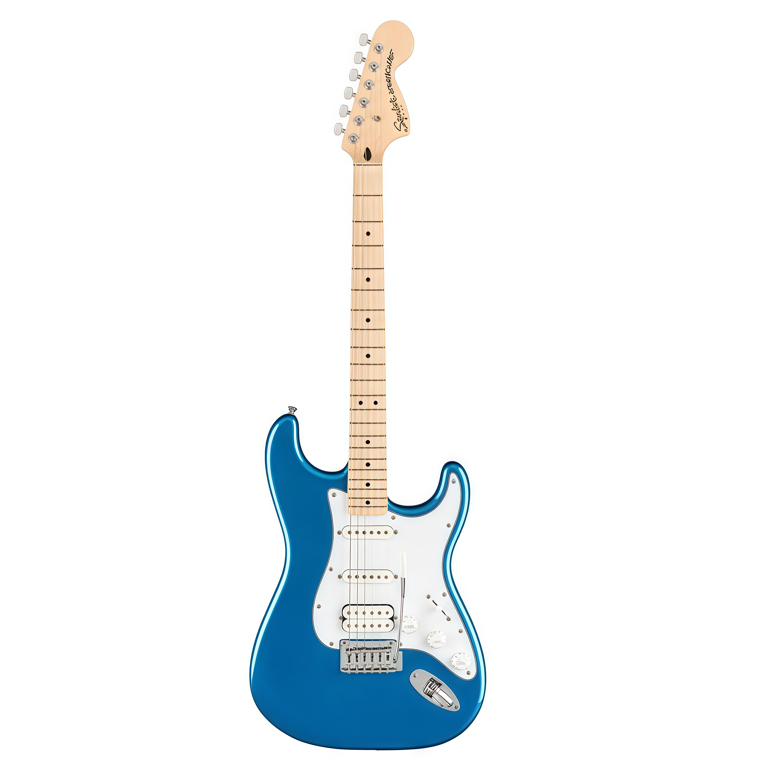 Squier by Fender Affinity Series Stratocaster Pack, HSS, Ahorngriffbrett, Lake Placid Blue