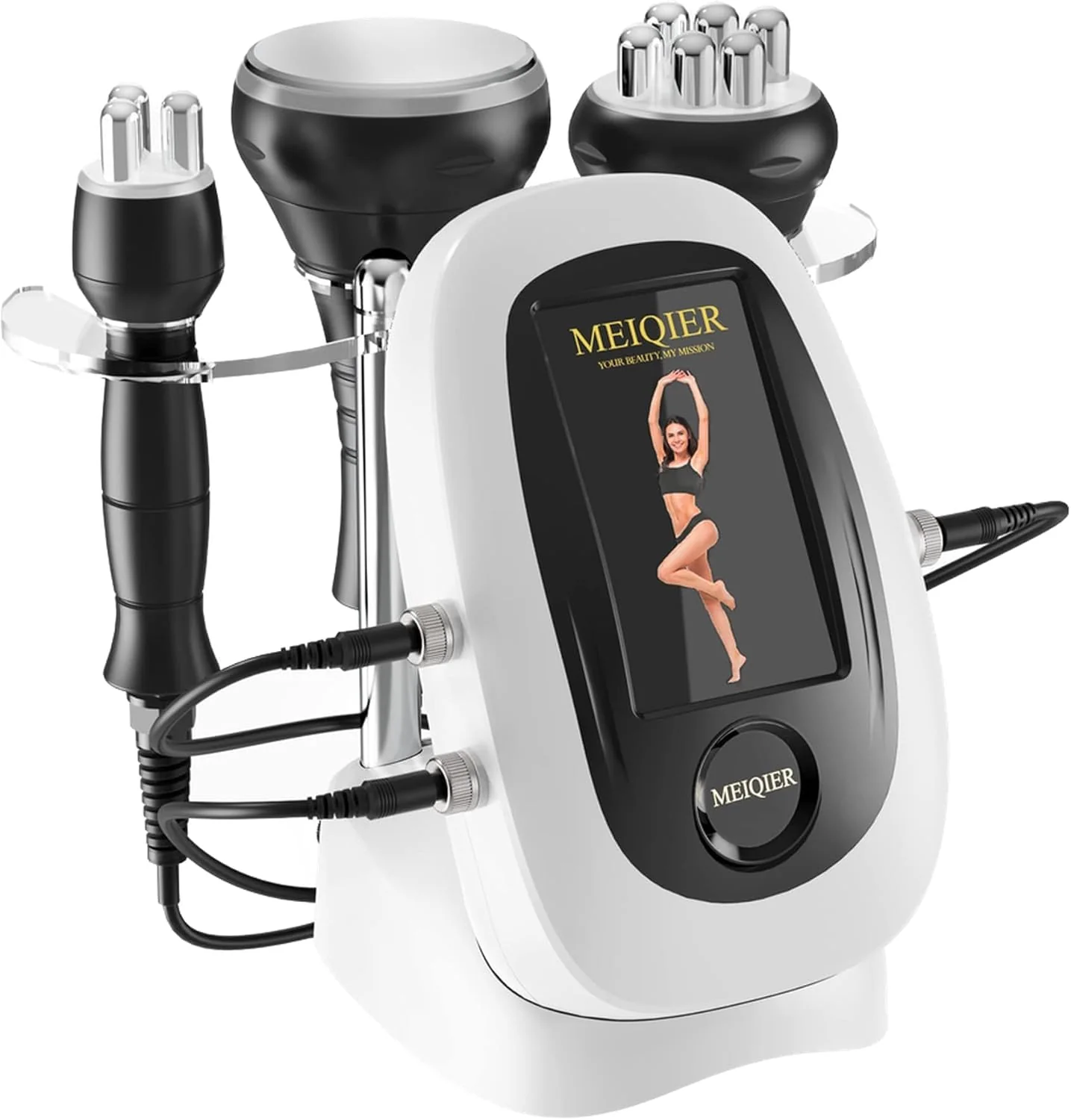 Gerät zur Verbesserung des Erscheinungsbildes von Cellulite. Anti-Cellulite-Massagegerät mit Radiofrequenz für den Heimgebrauch.