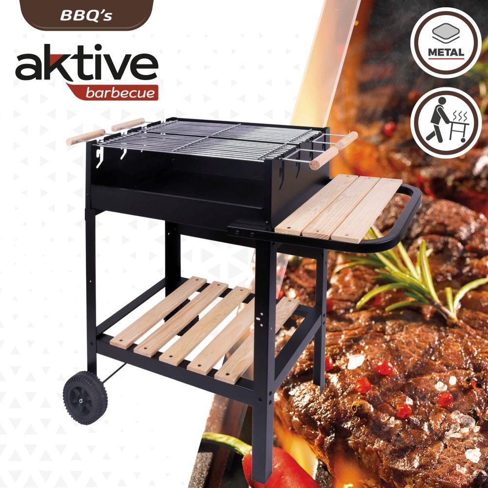 Aktive Doppelgrill Holzkohlegrill