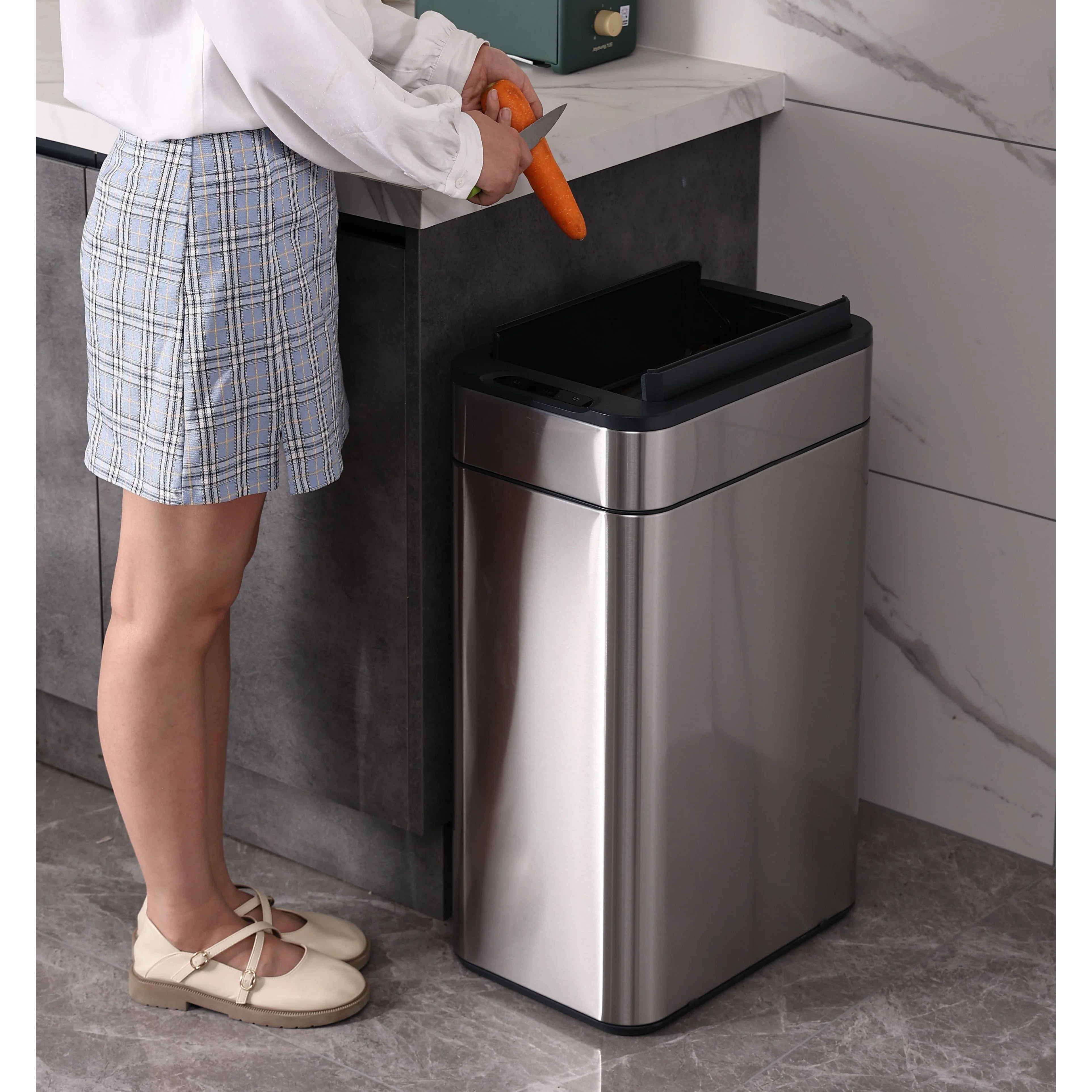 2025 Sensor Wings 50L Stahl-Mülleimer